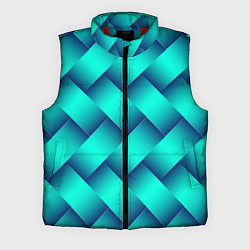 Мужской жилет Бирюзовое переплетение, цвет: 3D-красный
