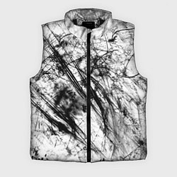 Мужской жилет Чёрно белые узоры