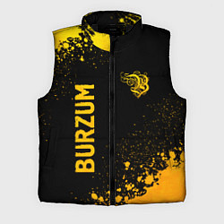 Мужской жилет Burzum - gold gradient вертикально