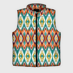 Мужской жилет Орнамент икат - имитация аткласной ткани