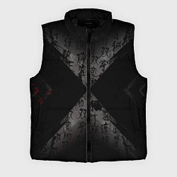 Мужской жилет Японские иероглифы текстуры