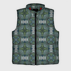 Мужской жилет Малахитовый индейский орнамент, цвет: 3D-красный