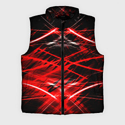 Мужской жилет Красный лазер линии, цвет: 3D-черный