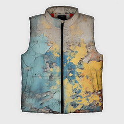 Мужской жилет Гранжевая стена с краской