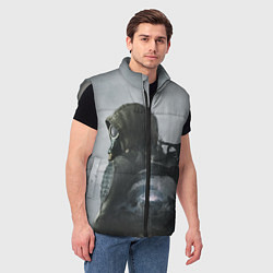Мужской жилет STALKER 2 одиночка постер, цвет: 3D-светло-серый — фото 2