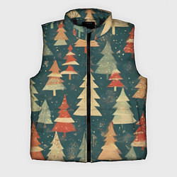 Мужской жилет Елки новый год