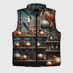 Мужской жилет Новогодняя полка, цвет: 3D-красный