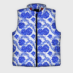 Мужской жилет Гжель классика, цвет: 3D-красный