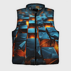 Мужской жилет Темные плитки в лаве