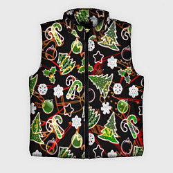 Мужской жилет Ёлочные игрушки и ёлки