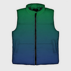 Мужской жилет Темно-зеленый и синий градиент