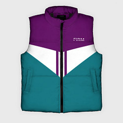Мужской жилет FIRM темная сирень и бирюза