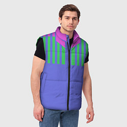Мужской жилет Олимпийка 90х, цвет: 3D-черный — фото 2