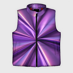 Мужской жилет Металлический фиолетовый атлас ткань, цвет: 3D-красный