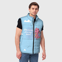 Мужской жилет Младший дракон, цвет: 3D-черный — фото 2