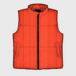 Мужской жилет Морковный полосатая рябь