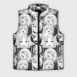 Мужской жилет Ahegao узор, цвет: 3D-светло-серый