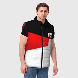 Мужской жилет Roblox текстура мобайл геометрия, цвет: 3D-красный — фото 2