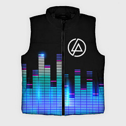 Мужской жилет Linkin Park эквалайзер, цвет: 3D-черный