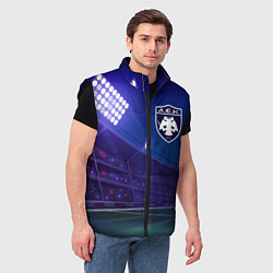 Мужской жилет AEK Athens ночное поле, цвет: 3D-черный — фото 2