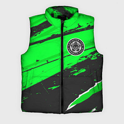 Мужской жилет Leicester City sport green, цвет: 3D-черный