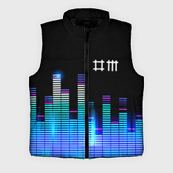Мужской жилет Depeche Mode эквалайзер, цвет: 3D-черный