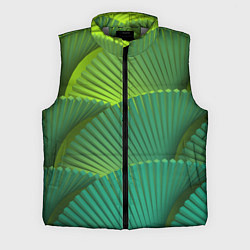 Мужской жилет Объемные веерные столбики, цвет: 3D-светло-серый