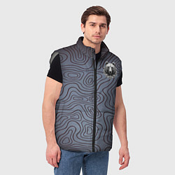 Мужской жилет Дикий, цвет: 3D-светло-серый — фото 2