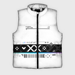 Мужской жилет Printstream white - скин CS, цвет: 3D-черный