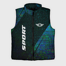 Мужской жилет Mini sport glitch blue
