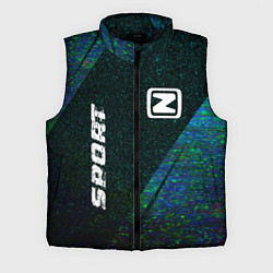 Мужской жилет Zotye sport glitch blue, цвет: 3D-черный