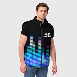 Мужской жилет Imagine Dragons эквалайзер, цвет: 3D-черный — фото 2
