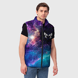 Мужской жилет Placebo space rock, цвет: 3D-черный — фото 2