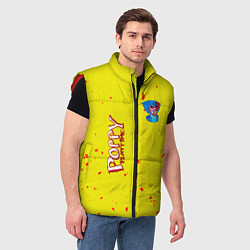 Мужской жилет Poppy Playtime Хагги Вагги монстр, цвет: 3D-красный — фото 2