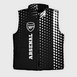 Мужской жилет Arsenal sport на темном фоне по-вертикали
