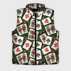 Мужской жилет Туз король дама, цвет: 3D-красный