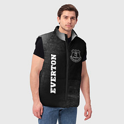 Мужской жилет Everton sport на темном фоне вертикально, цвет: 3D-черный — фото 2