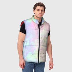 Мужской жилет Светлые краски тай-дай, цвет: 3D-красный — фото 2