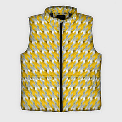 Мужской жилет Жёлто-белый паттерн