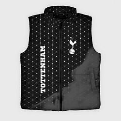 Мужской жилет Tottenham sport на темном фоне вертикально, цвет: 3D-черный