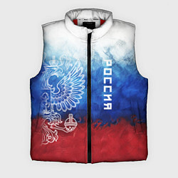 Мужской жилет Герб России и флаг