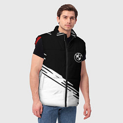 Мужской жилет BMW краски спорт текстура, цвет: 3D-красный — фото 2