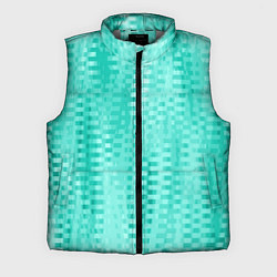 Мужской жилет Светлый бирюзовый абстрактный полосочки