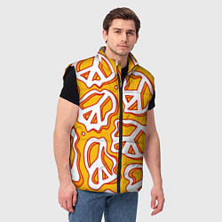 Мужской жилет Pattern peace, цвет: 3D-черный — фото 2