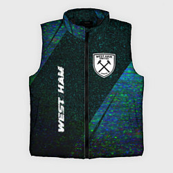 Мужской жилет West Ham glitch blue