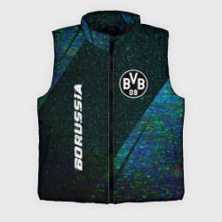 Мужской жилет Borussia glitch blue, цвет: 3D-черный