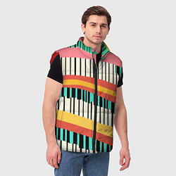 Мужской жилет Пиянино, цвет: 3D-красный — фото 2