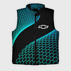 Мужской жилет Chevrolet electro hexagon, цвет: 3D-черный