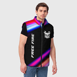 Мужской жилет Free Fire speed game lights, цвет: 3D-черный — фото 2