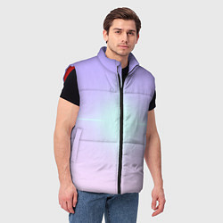 Мужской жилет Свечение белой звезды, цвет: 3D-красный — фото 2